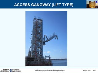 May 7, 2016 110
ACCESS GANGWAY (LIFT TYPE)
 