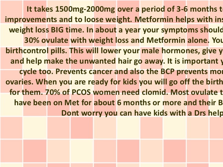 how does metformin cause weight loss