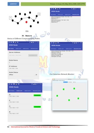 Cut Detection in Wireless Sensor Network | PDF