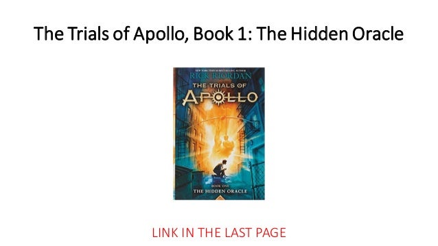 The Trials of Apollo Book 1: The Hidden Oracle free audio ...