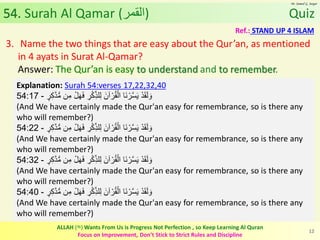Al Quran (Chapter 54): Surah Al Qamar [The Moon] | PDF