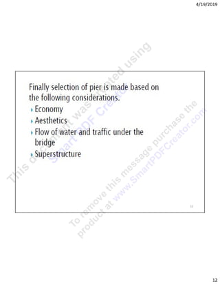 Substructure Design Notes INTRODUCTION TO BRIDGE SUBSTRUCTURE DESIGN LECTURE NOTES | PDF