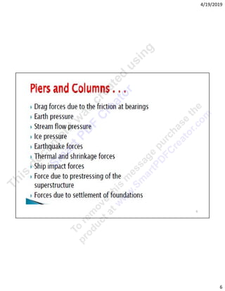 INTRODUCTION TO BRIDGE SUBSTRUCTURE DESIGN LECTURE NOTES | PDF