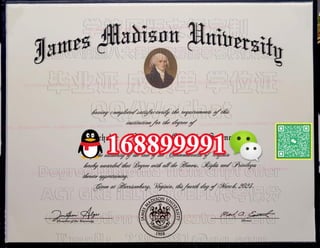 James Madison University degree offer diploma Transcript | PDF ...