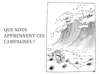QUE NOUS 
APPRENNENT CES 
CAMPAGNES ? 
35 
 