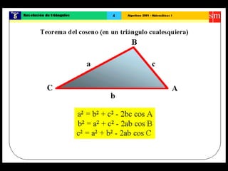 54. resolución de triángulos
