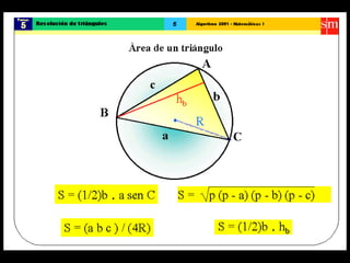 54. resolución de triángulos