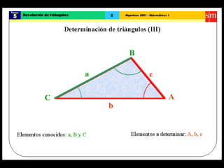 54. resolución de triángulos