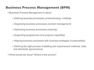 Business Process Understanding Business Process Management 101 Training | PDF