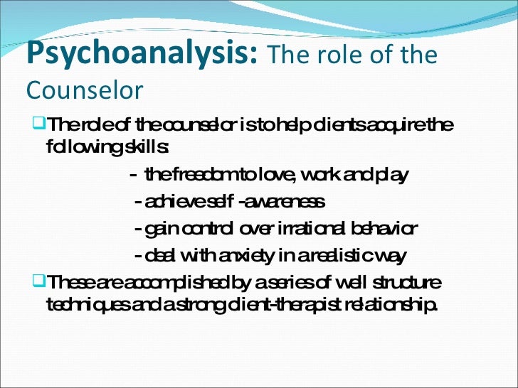 psychoanalytic theory