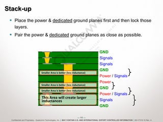 Pd Layout PDN Layout Requirements For PCB Designers and CAD Engineers Qualcomm ...