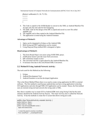 AN IDE FOR ANDROID MOBILE PHONES WITH EXTENDED FUNCTIONALITIES USING ...