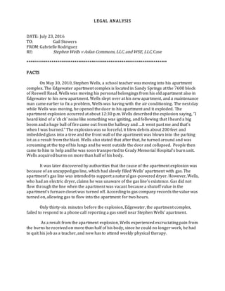 Legal Analysis - Wells | PDF
