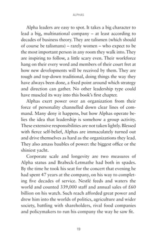 The Nine Types of Leader: Insights into Modern Business Leadership | PDF