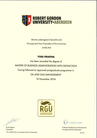 RGU MBA Certificate_Yogi Priatna