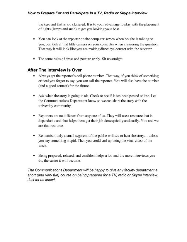 how to prepare for online interview