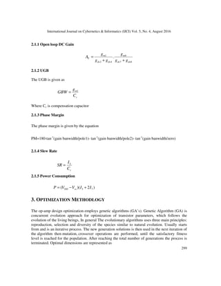 An Optimized Device Sizing of Two-Stage CMOS OP-AMP Using Multi ...