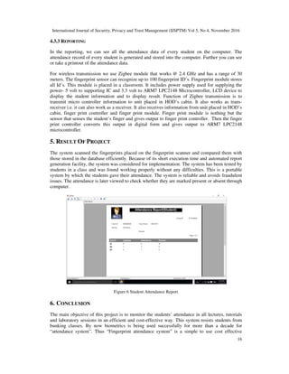 A WIRELESS FINGERPRINT ATTENDANCE SYSTEM | PDF