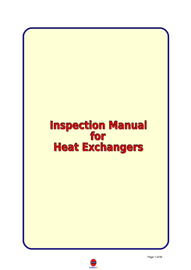 Heatexchangermanual PDF