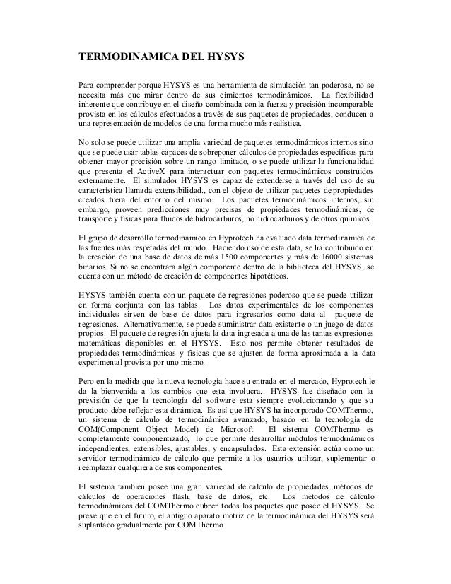 Hysys Hysys