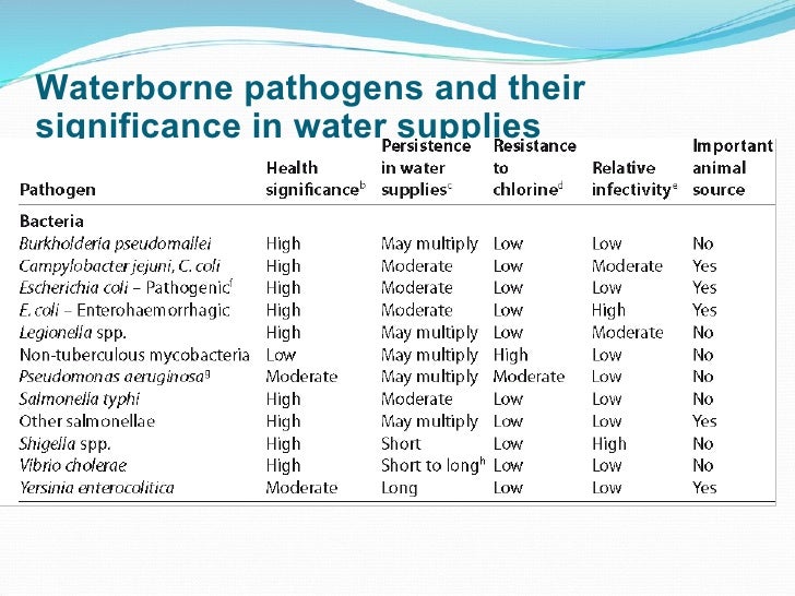 Water-related diseases