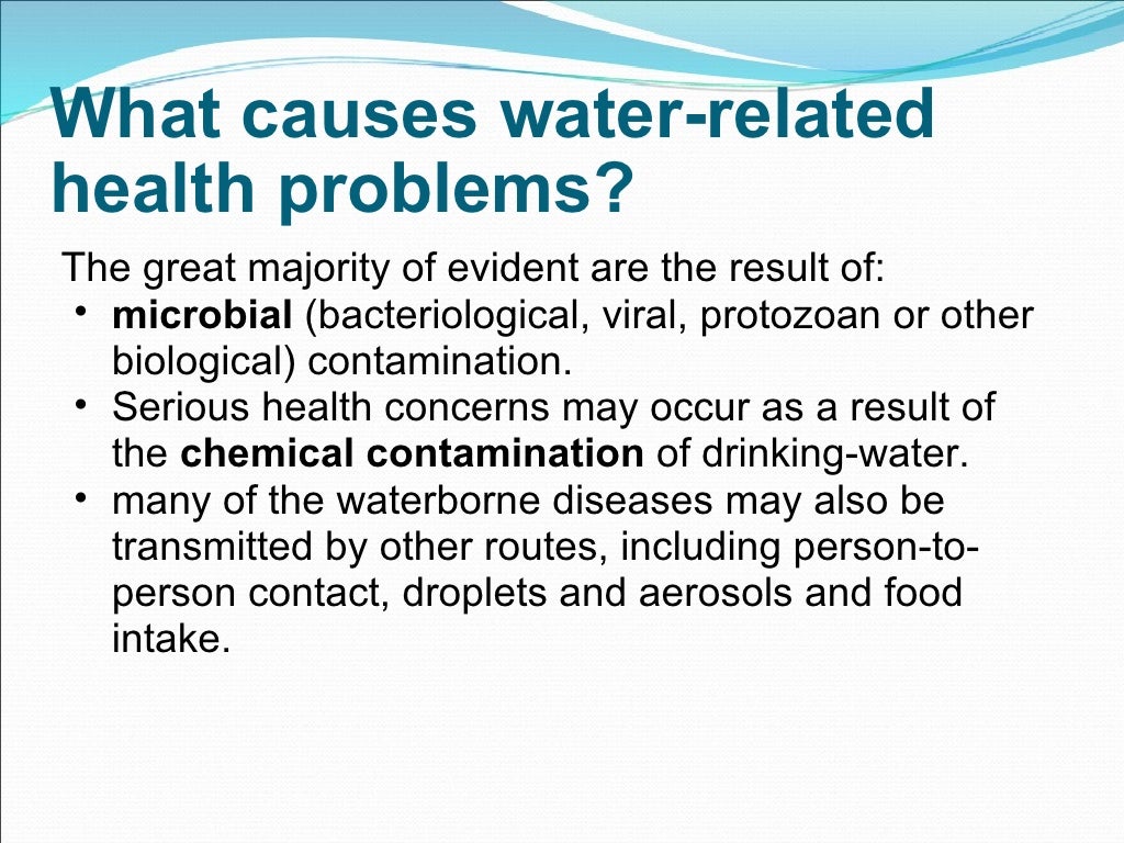 Waterrelated diseases