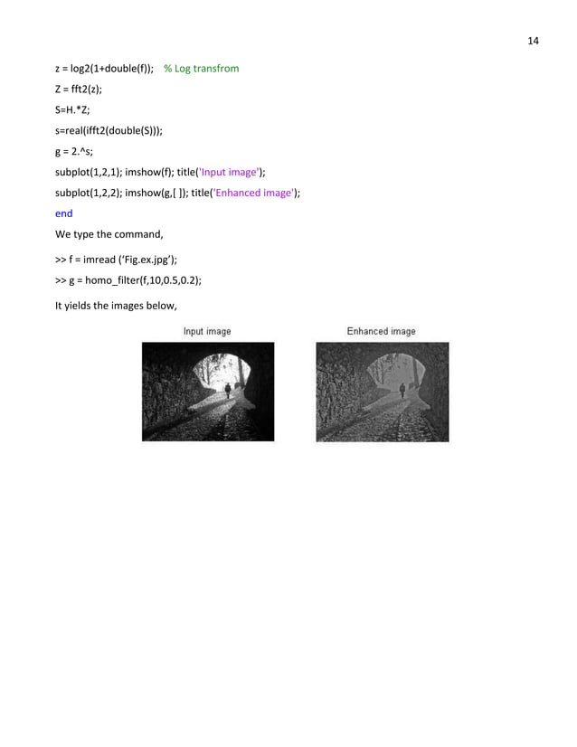 Digital image processing using matlab: filters (detail) | PDF