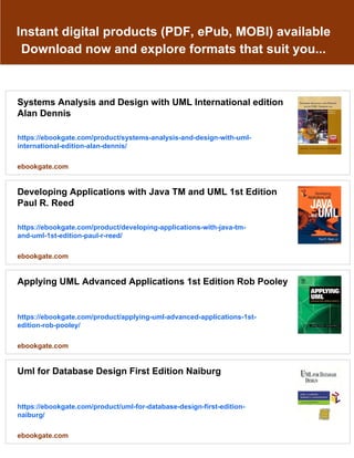 Advanced Systems Design with Java UML and MDA 1st Edition Kevin Lano | PDF
