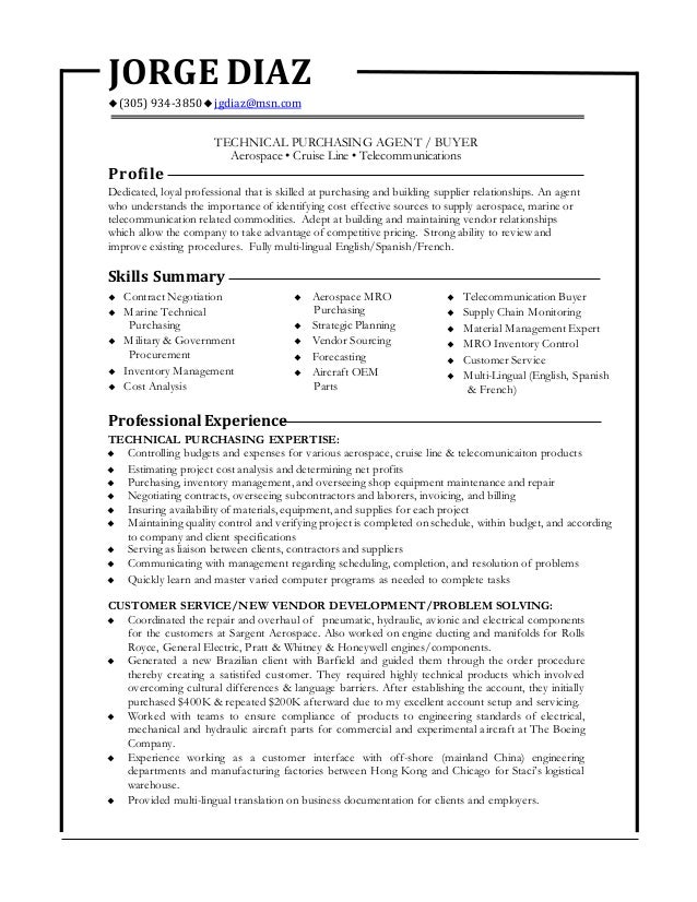 jorge diaz purchasing resume 2015 1 638