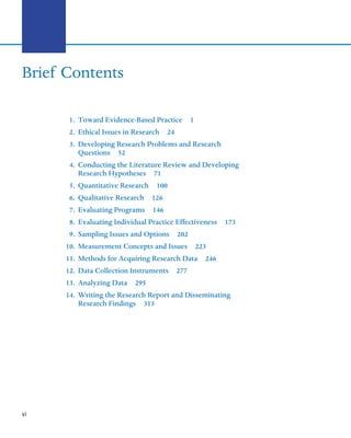 Research Methods for Social Workers 8th Edition Bonnie L. Yegidis | PDF