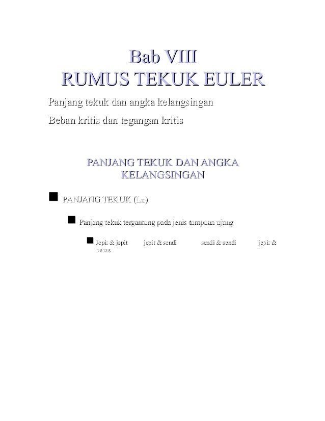 54310212 8 Rumus Tekuk Euler