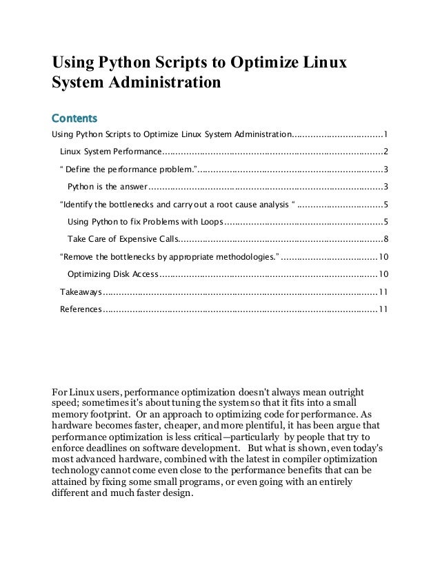 Python For System Administrators Pdf