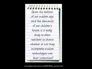 www.dangerouslyirrelevant.org/2007/04/key_question.html
 