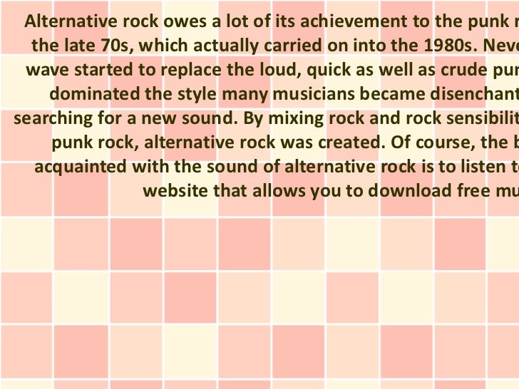 What Is Alternative Music