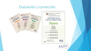 Evaluación y corrección
 