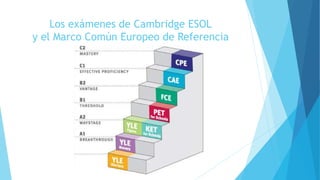 Los exámenes de Cambridge ESOL
y el Marco Común Europeo de Referencia
 