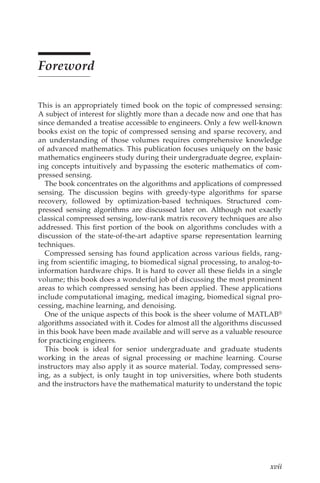 Compressed sensing for engineers First Edition Majumdar Angshul | PDF