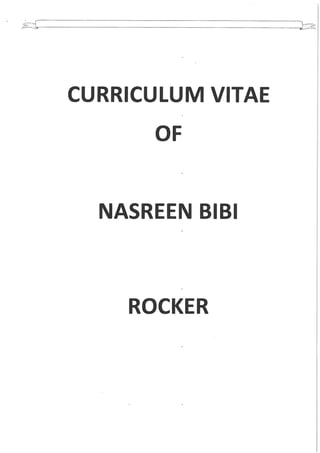 Nasreen Rocker CV