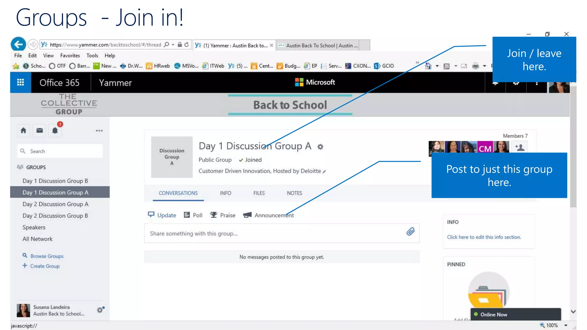 Groups - Join in!
Post to just this group
here.
Join / leave
here.
 