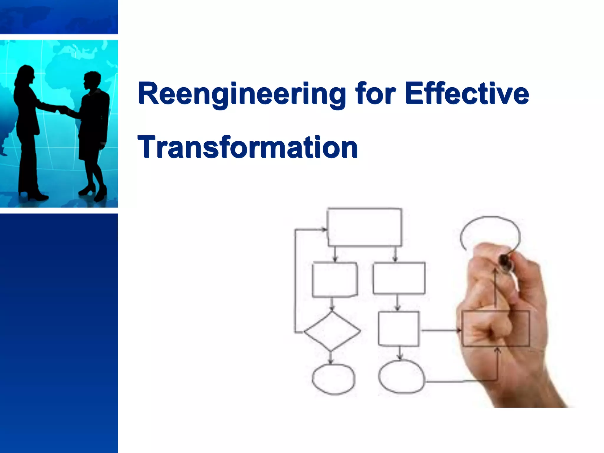 © Copyright 2011 Stephen G. Lynch, All Rights Reserved
Reengineering for Effective
Transformation
 
