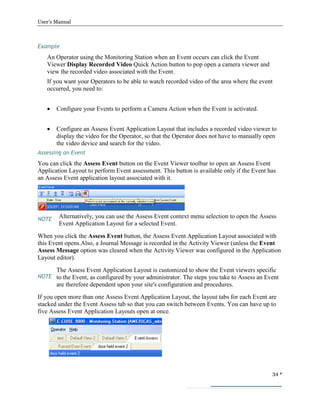 Ccure 9000 Monitoring Station User's Manual | PDF
