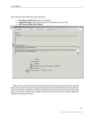 Ccure 9000 Monitoring Station User's Manual | PDF