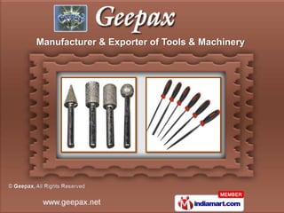 Manufacturer & Exporter of Tools & Machinery
 