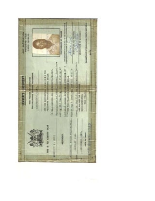 leavers document