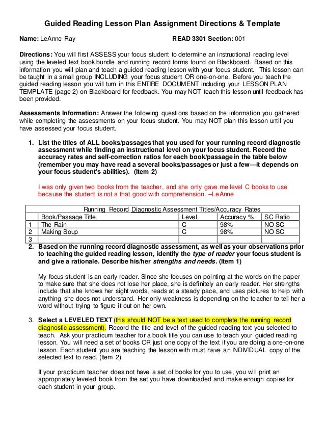 Guided Reading Lesson Plan guided-reading-lesson-plan