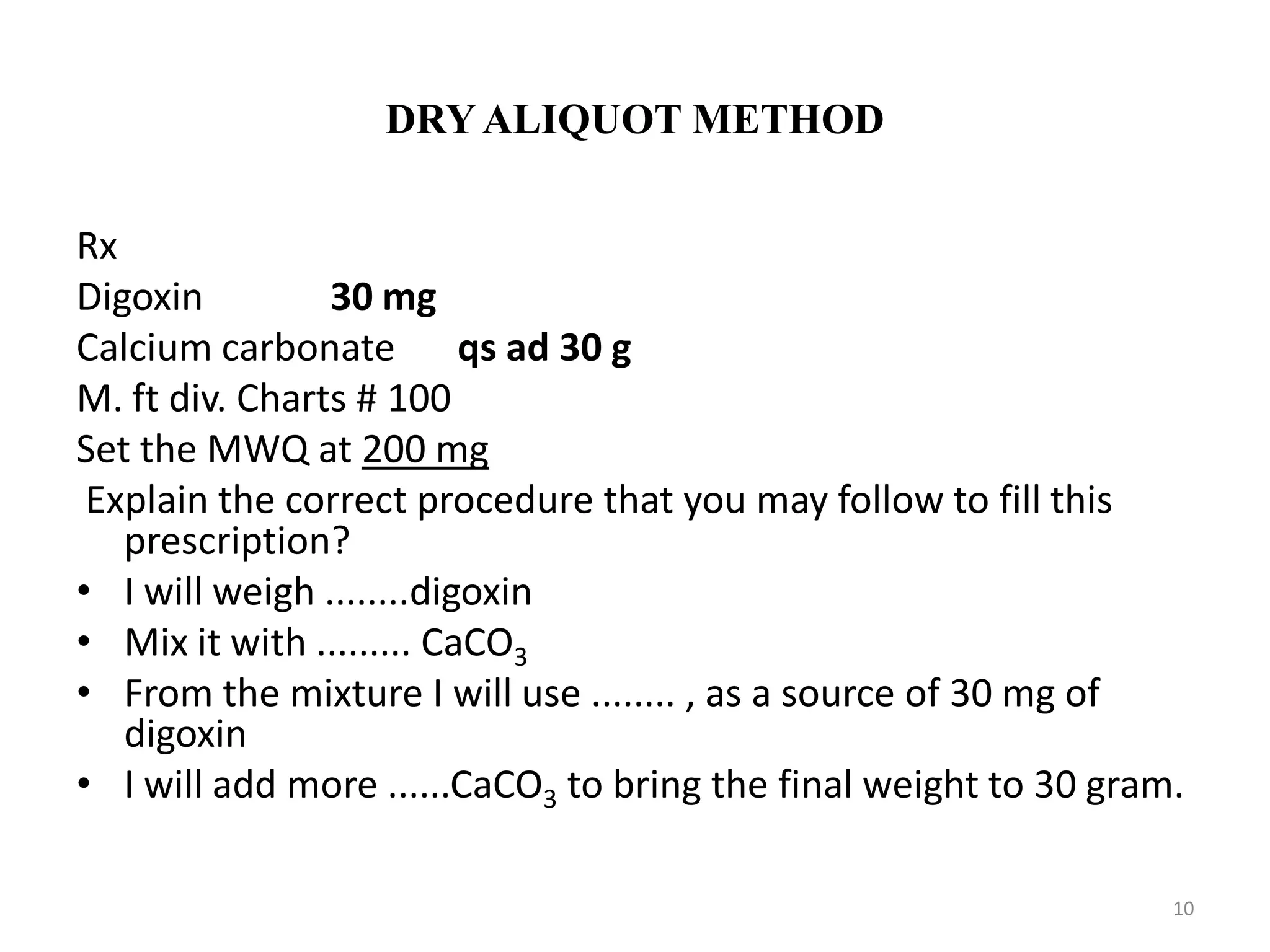 AliquotMethod for weighing and measuring.pdf