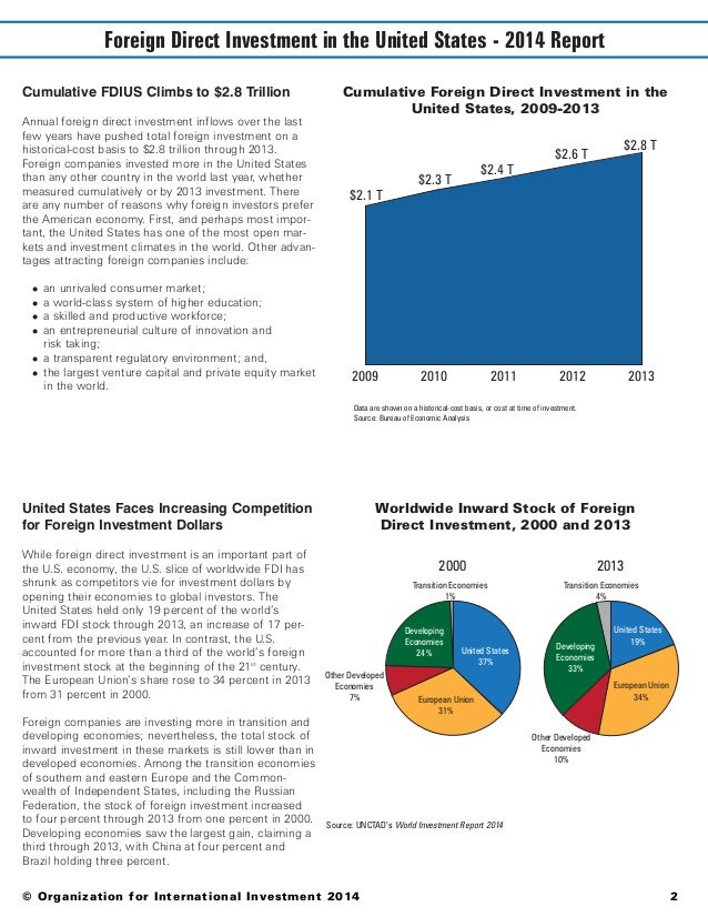 fdi in the united states This final rule amends regulations of the department of commerce's bureau of economic analysis (bea) to set forth the reporting requirements for the 2017 be-12, benchmark survey of foreign direct investment in the united states. fdi in the united states This final rule amends regulations of the department of commerce's bureau of economic analysis (bea) to set forth the reporting requirements for the 2017 be-12, benchmark survey of foreign direct investment in the united states.