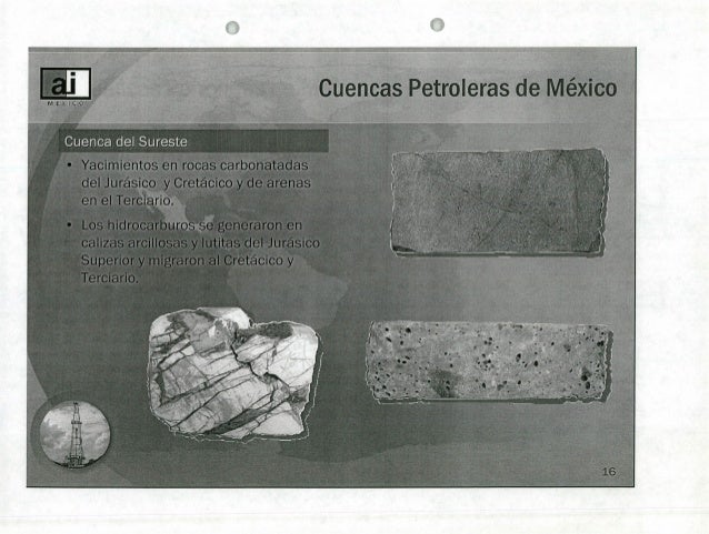 Cuencas petroleras de México y retos en la perforación y explotación
