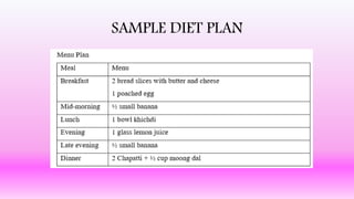 SAMPLE DIET PLAN
 
