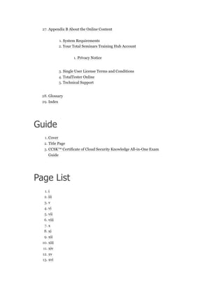 CCSK Certificate of Cloud Security Knowledge All-in-One Exam Guide ...